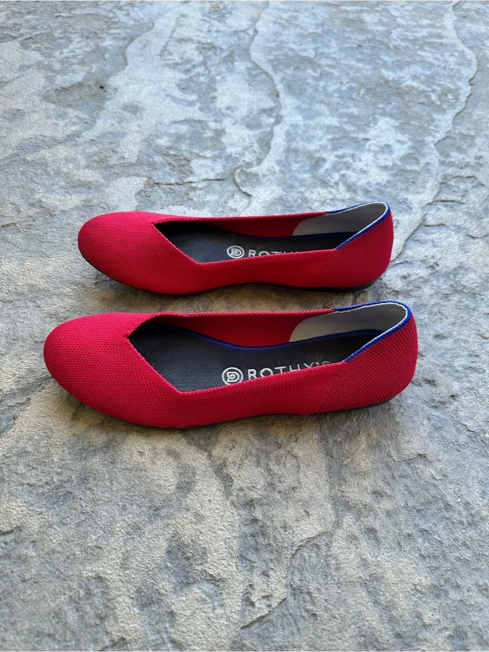Rothy’s Daily Flats Women’s Size 8.5 Cherry Red Shoes